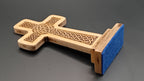 Beech wood Celtic cross alternate product view